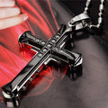 Supreme Power Colar Com Crucifixo Cravedo Em Cristais Mulher Luxuosa